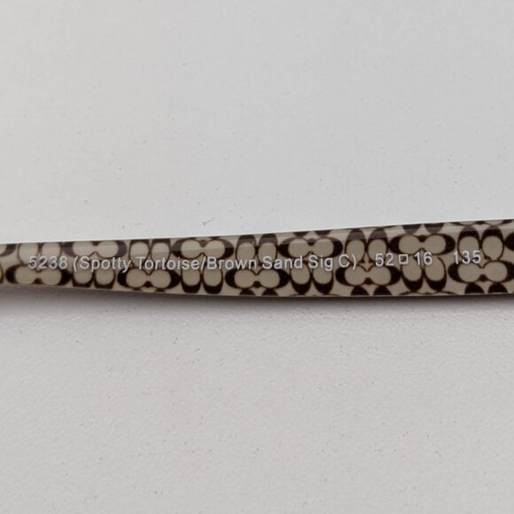 🕶️Coach HC6052 Fannie 5238 Eyeglasses 52/16 135 /KAK826🕶️ - Picture 4 of 6